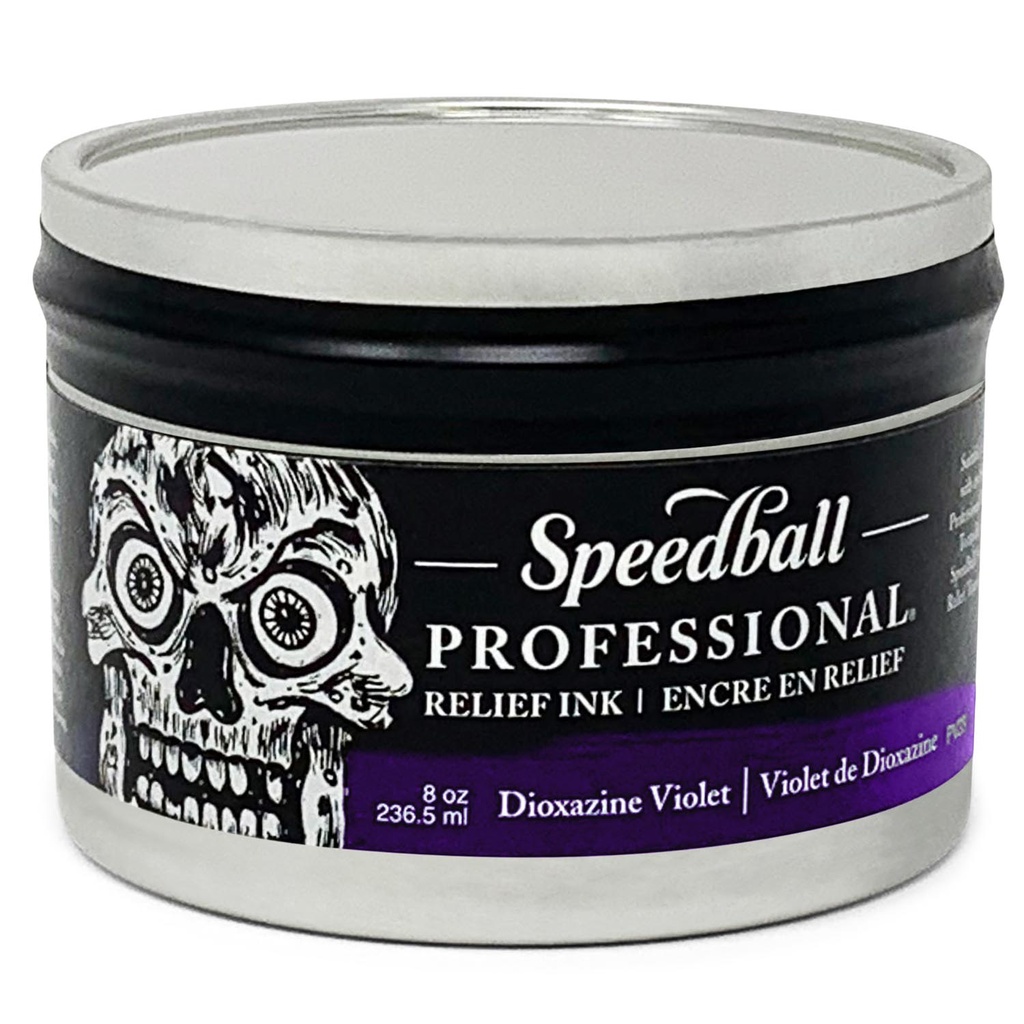 Tinta Relieve profesional Speedball Grabado Violeta Dioxacina236ml