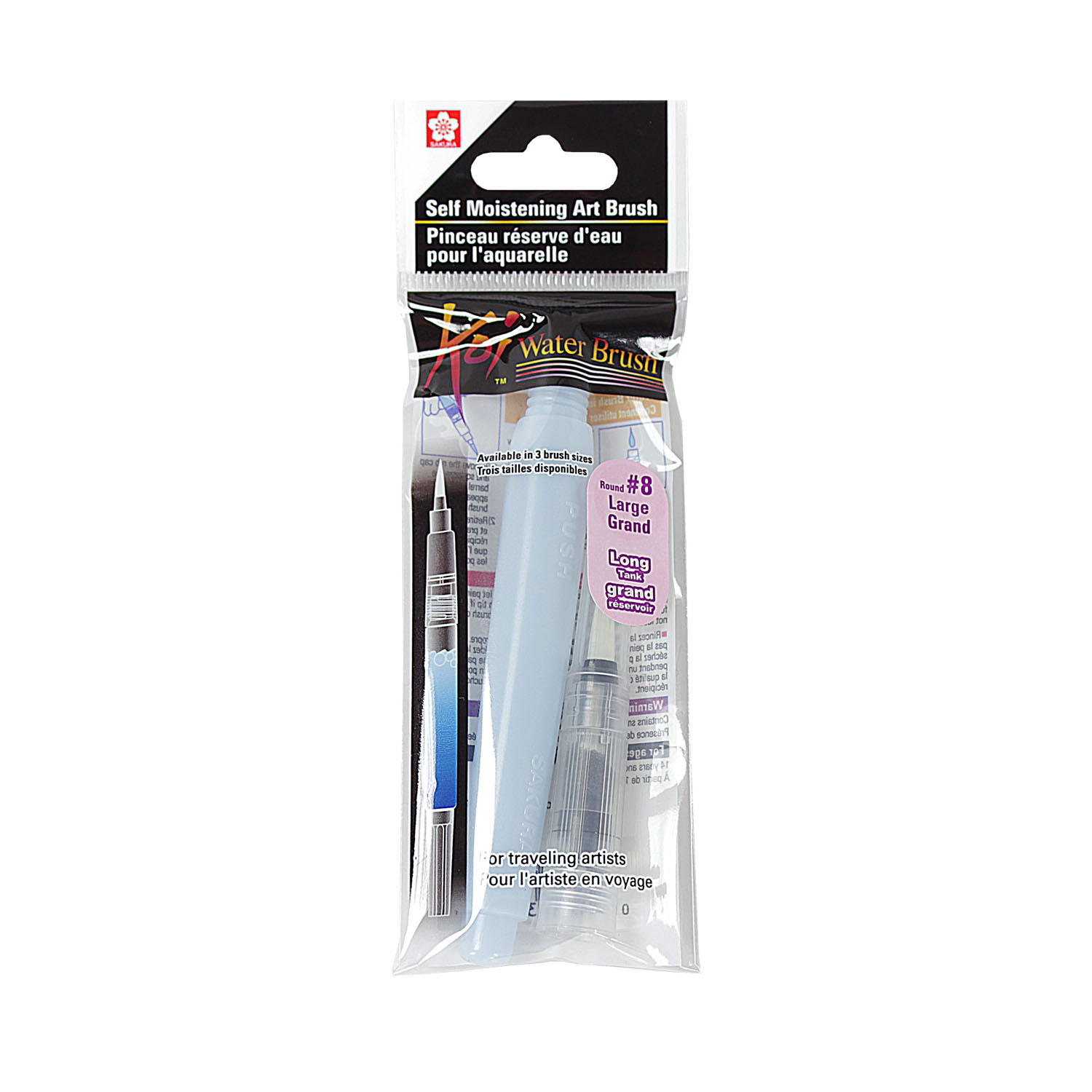 Pincel Recargable Sakura Koi Waterbrush 9ml Barril Largo