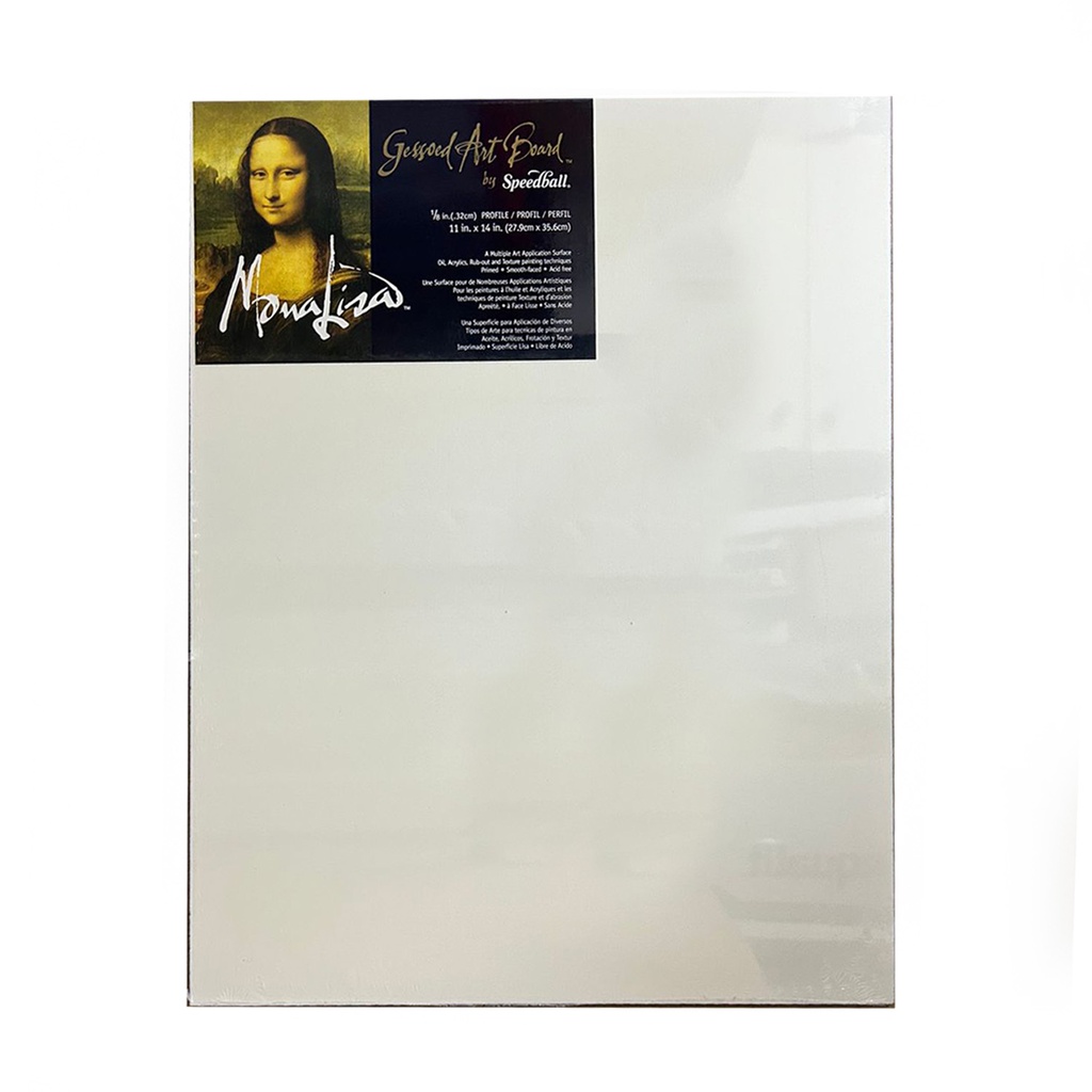 Tablero Rígido de Arte Gessoed Mona Lisa 27.5x35cm