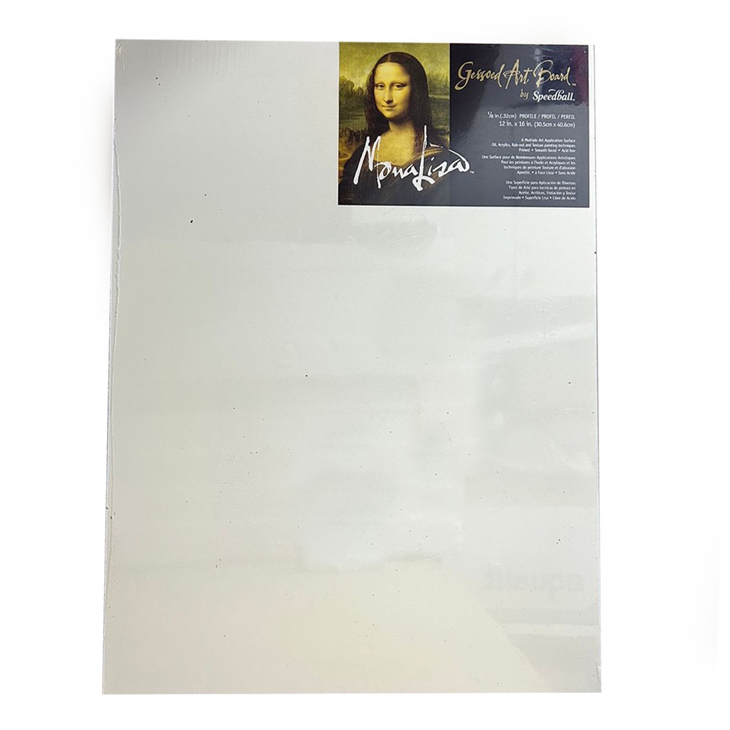 Tablero Rígido de Arte Gessoed Mona Lisa 30x40cm