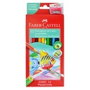EcoLápices Acuarelables Faber-Castell 12 Colores