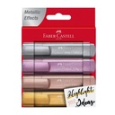 Destacador Faber-Castell TL 46 Metálico (4 Colores)