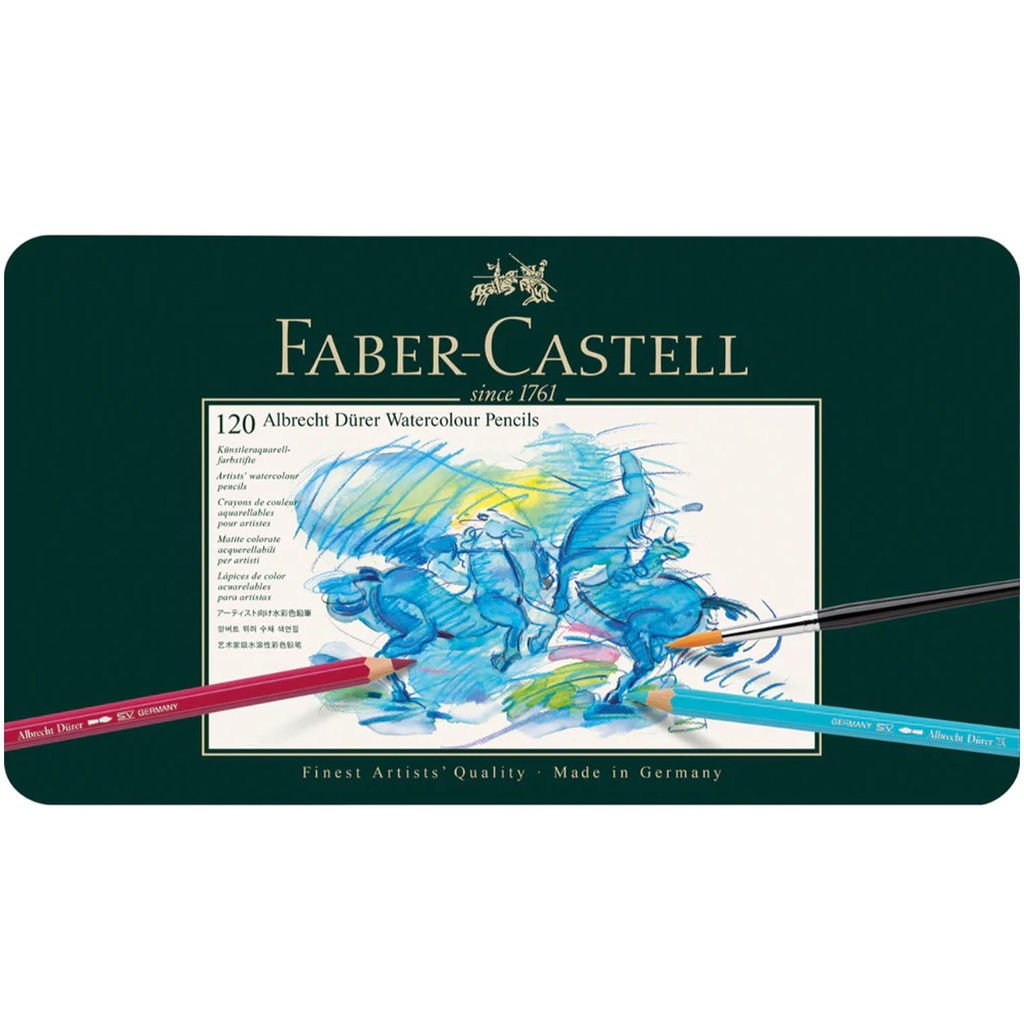 Lápices Acuarelables Faber-Castell Albrecht Dürer 120 pzas