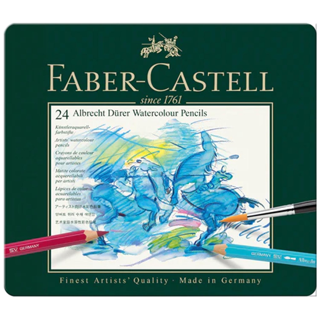 Estuche 24 Lápices Acuarelables Faber-Castell Albrecht Dürer