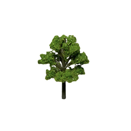 Árbol Cedro 4 x 2,5cm Follaje Plástico Verde Claro