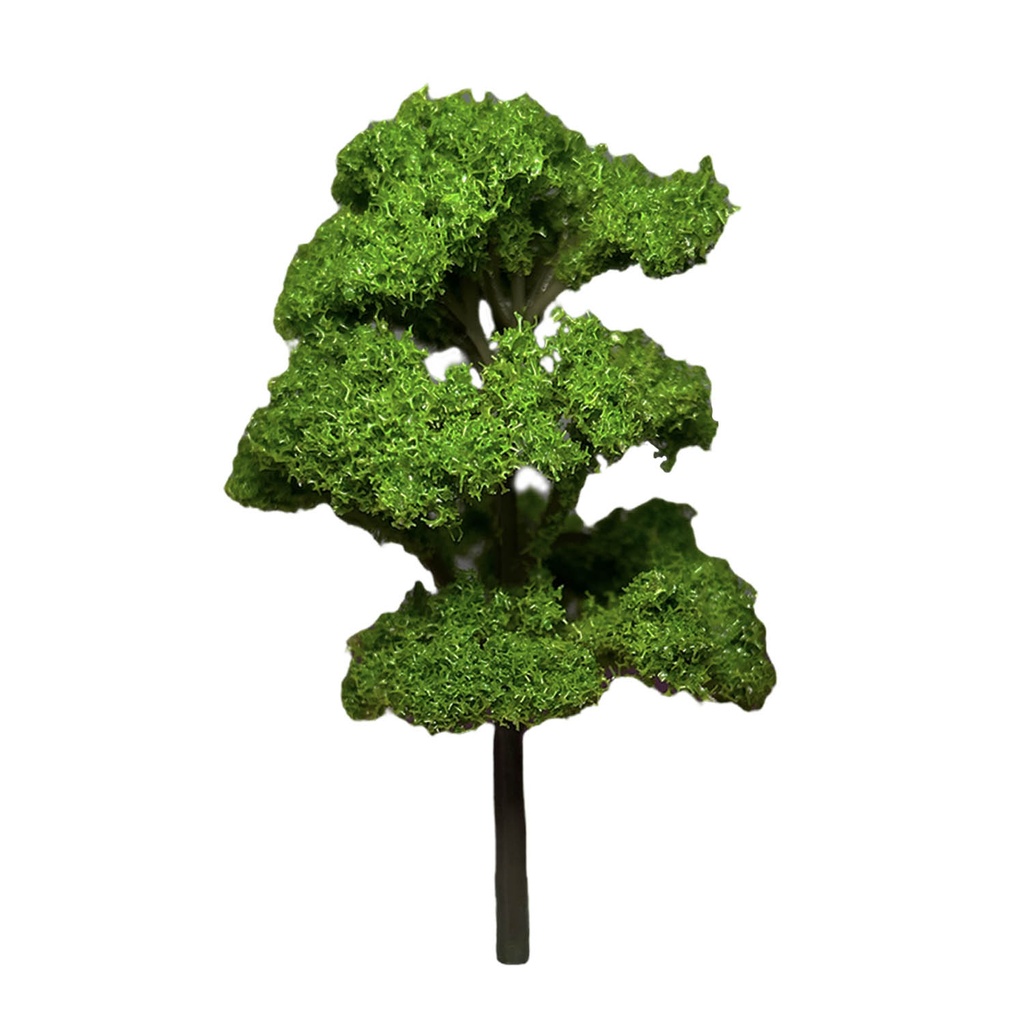 Árbol Cedro 12 x 7 cm Follaje Plástico Verde Medio