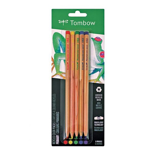 Set de Lápices Color Recycled Tombow (5 Colores Primarios)