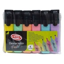 Set de Destacadores Adix Colores Pastel