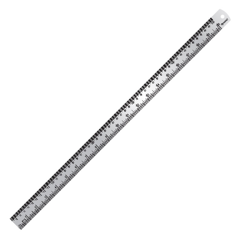 Regla Metálica Hand Plana de Acero Inoxidable 60cm