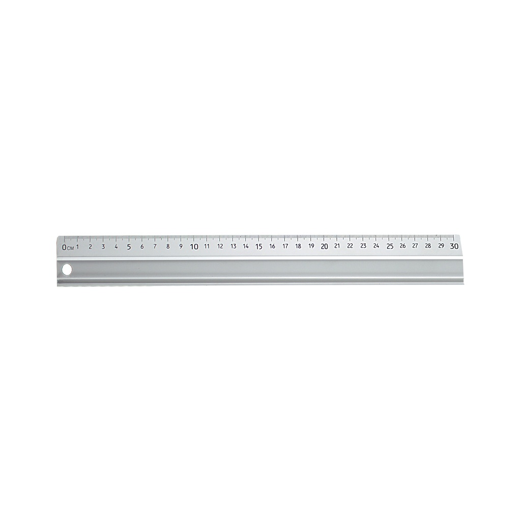 Regla Aluminio Renart Perfil de Corte y Antideslizante 30cm