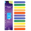 Separadores Plásticos Adix Tamaño Oficio (12ud)