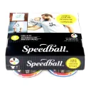 Set de 4 pinturas serigráficas para TELAS 120ml Primarios Speedball