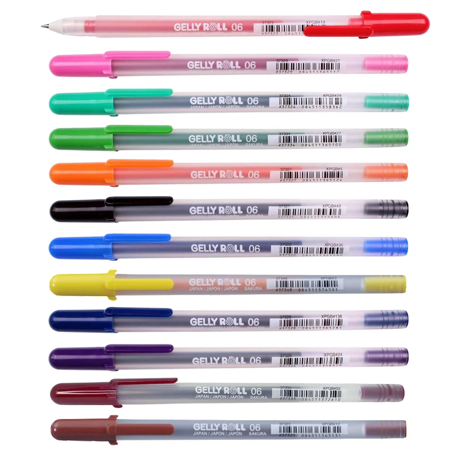 [XPGB06#19] Lápiz Gel Gelly Roll Sakura Regular 0.6mm (Rojo)