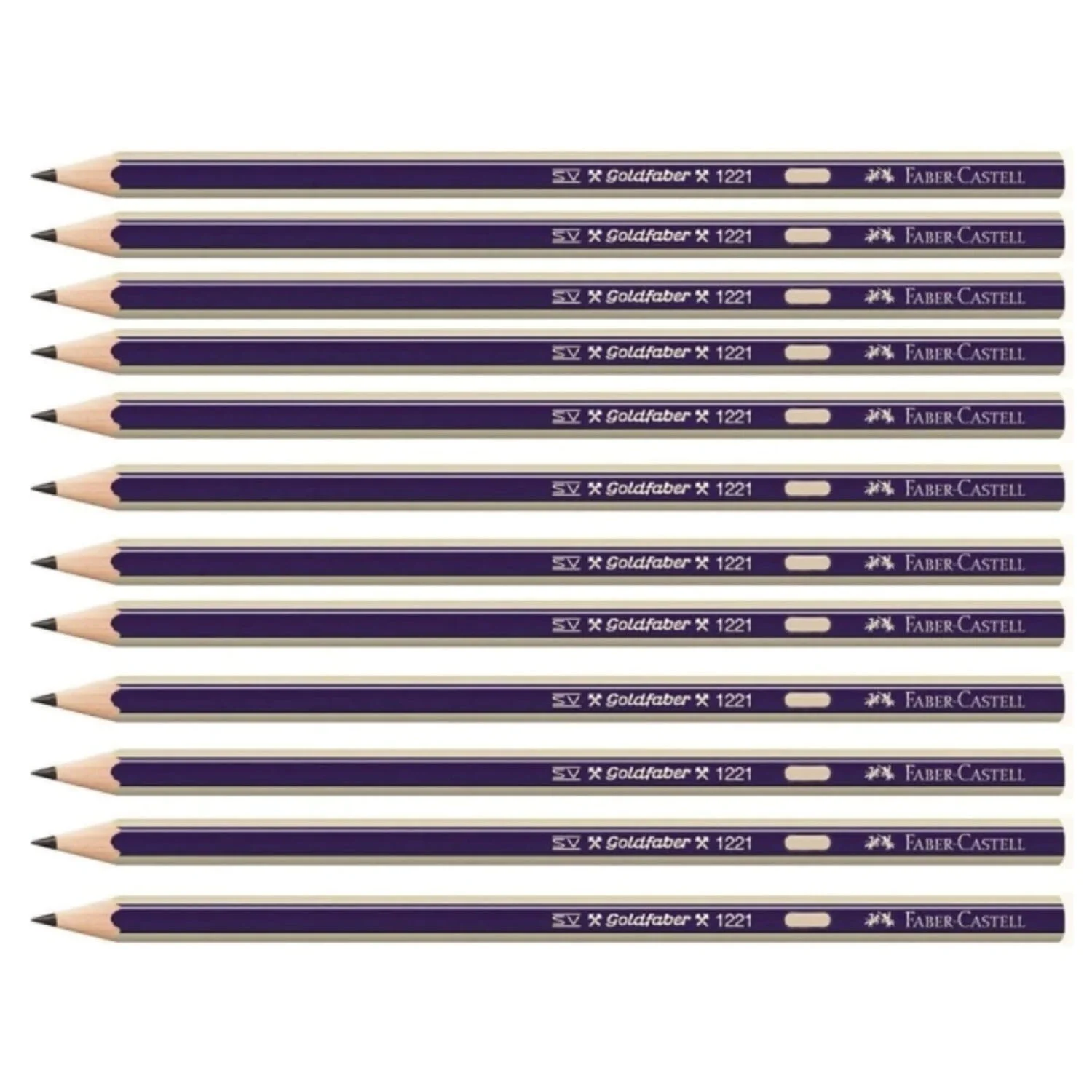 [112502] Lápiz Grafito Faber-Castell Tecnico 1221 (2B)