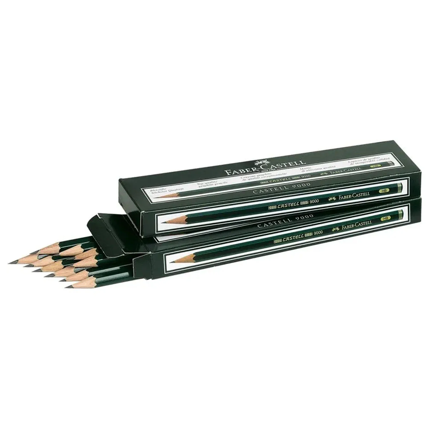 [119002] Lápiz Grafito Profesional Faber-Castell Técnico 9000 (2B)
