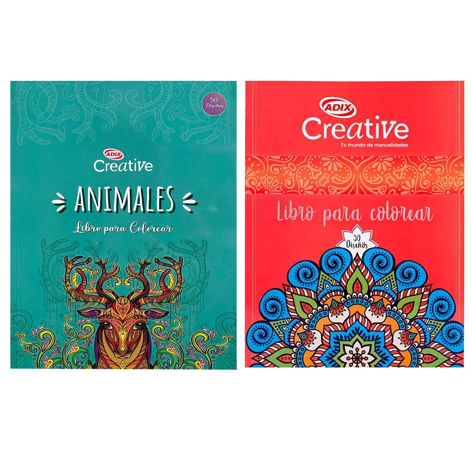 Libro de Mandala Adix para colorear