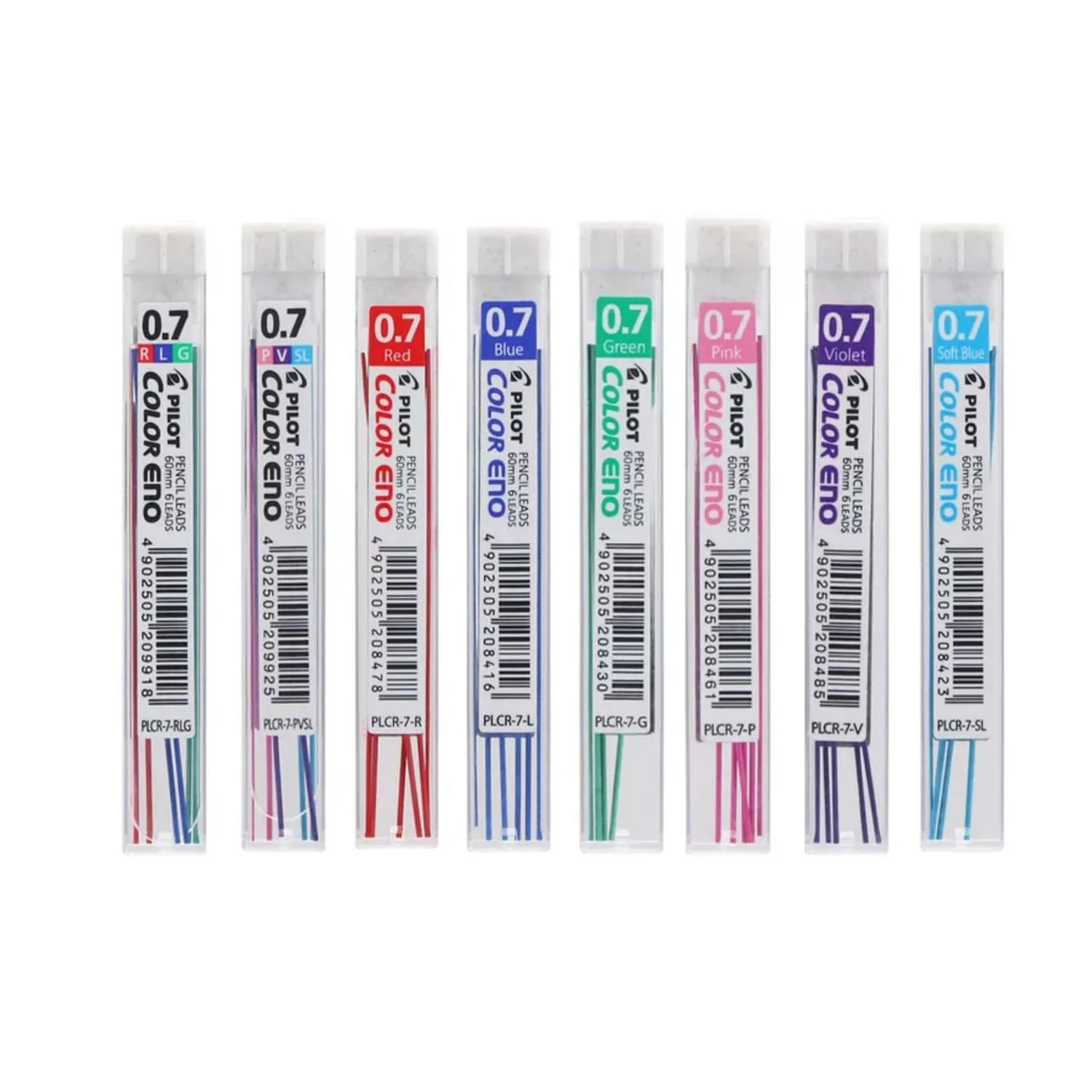 [PLCR7R] Minas 0.7mm colores surtidos Eno Pilot (Rojo)