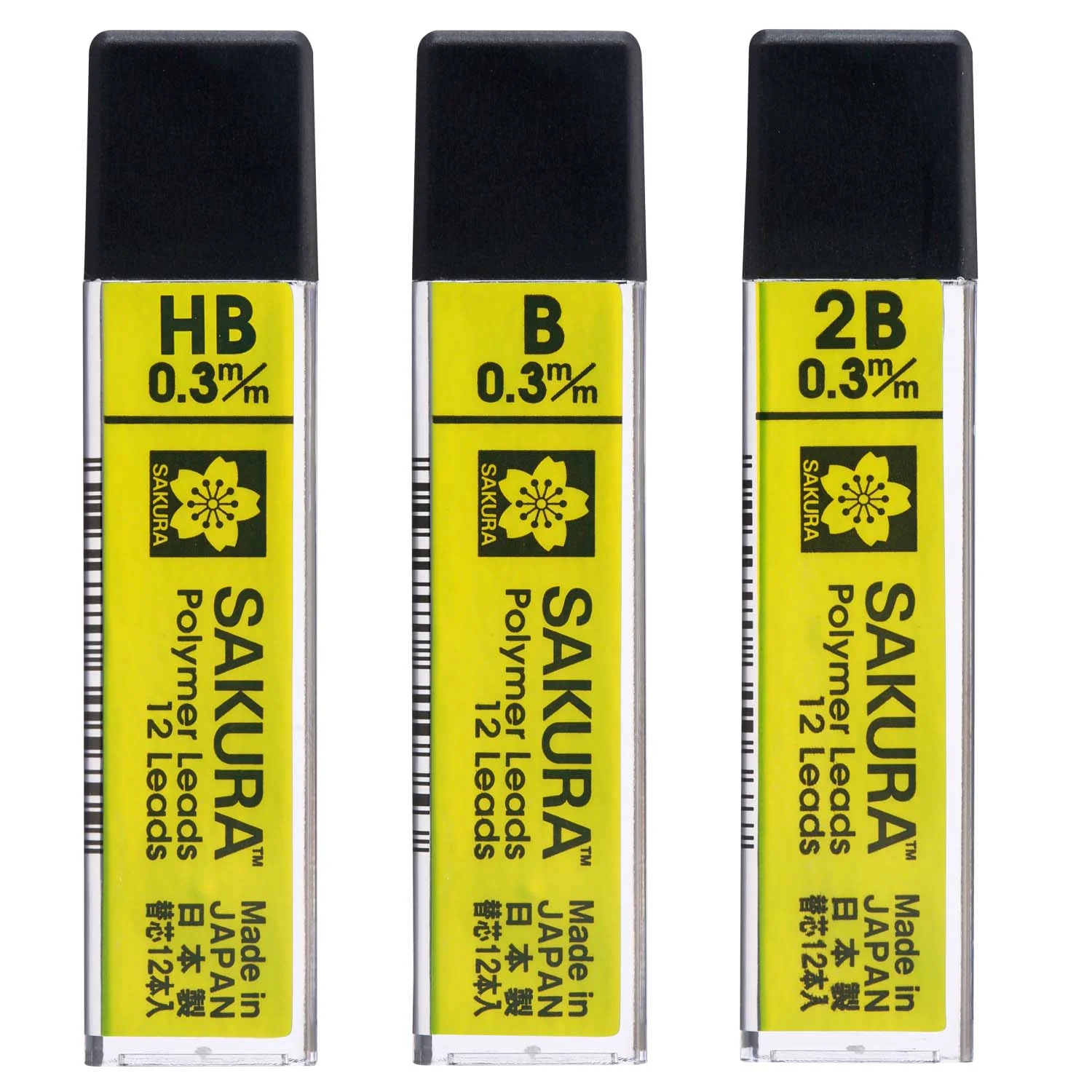 [XK-3#2B] Minas Grafito Sakura 0.3mm (2B)