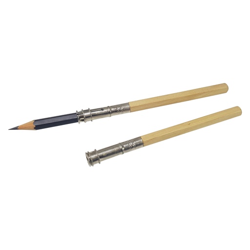 Extensor para lápices de madera y sujeta carboncillos