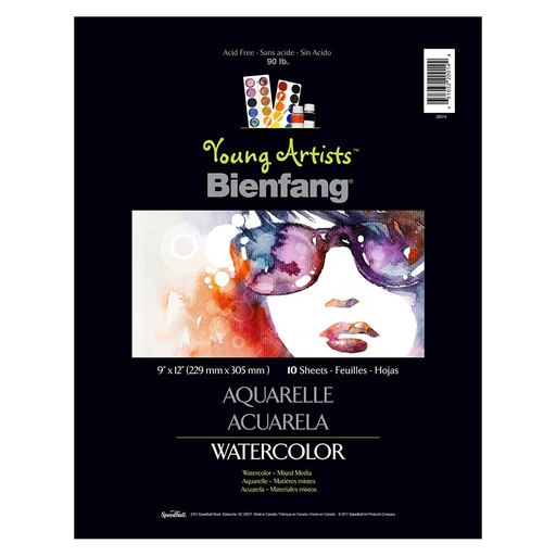 Block Bienfang Para Acuarela Young Artist 22x30cm 146gr. 10hj