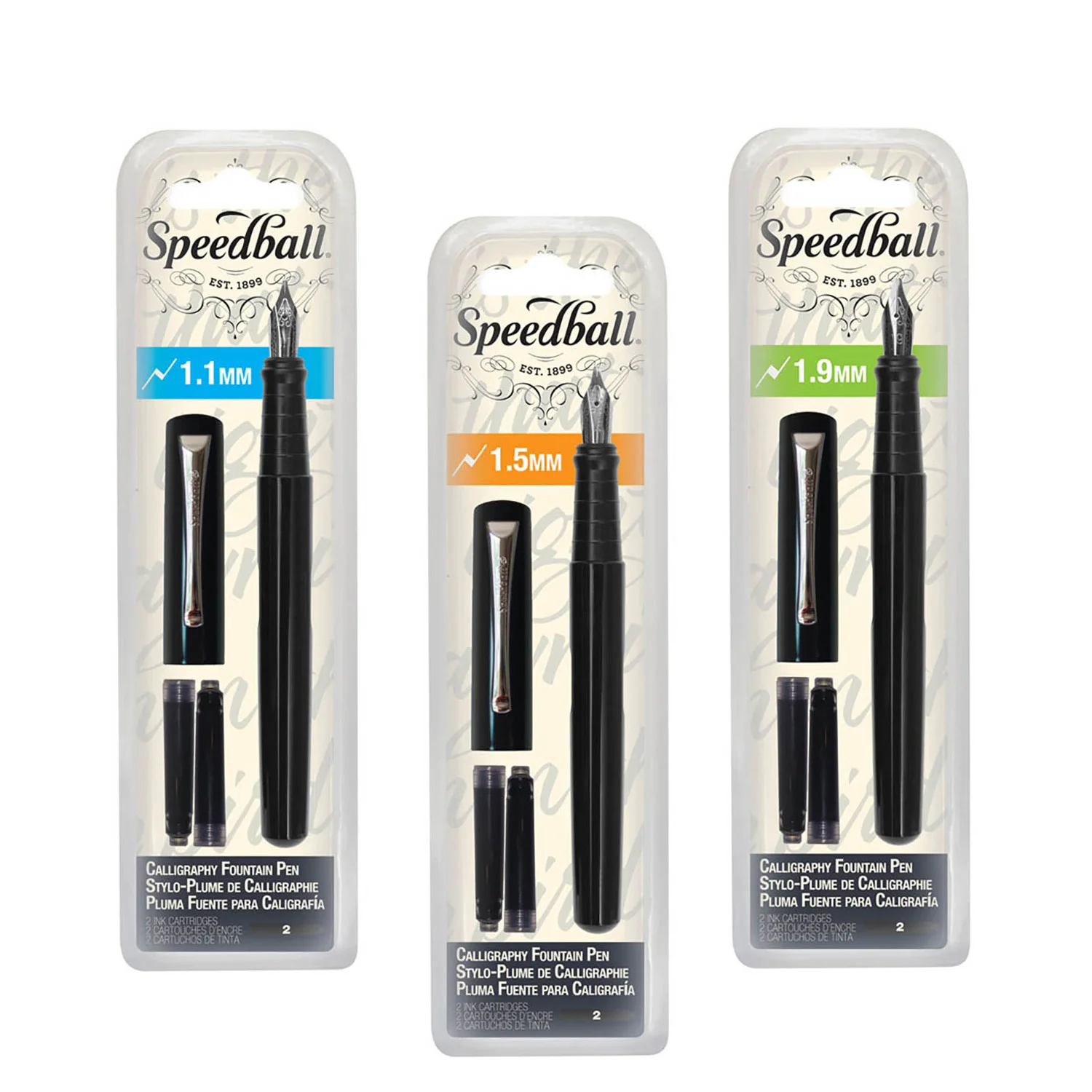 [2900] Pluma Fuente Caligráfica Speedball Punta (1.1-1.5-1.9) (1.1mm)