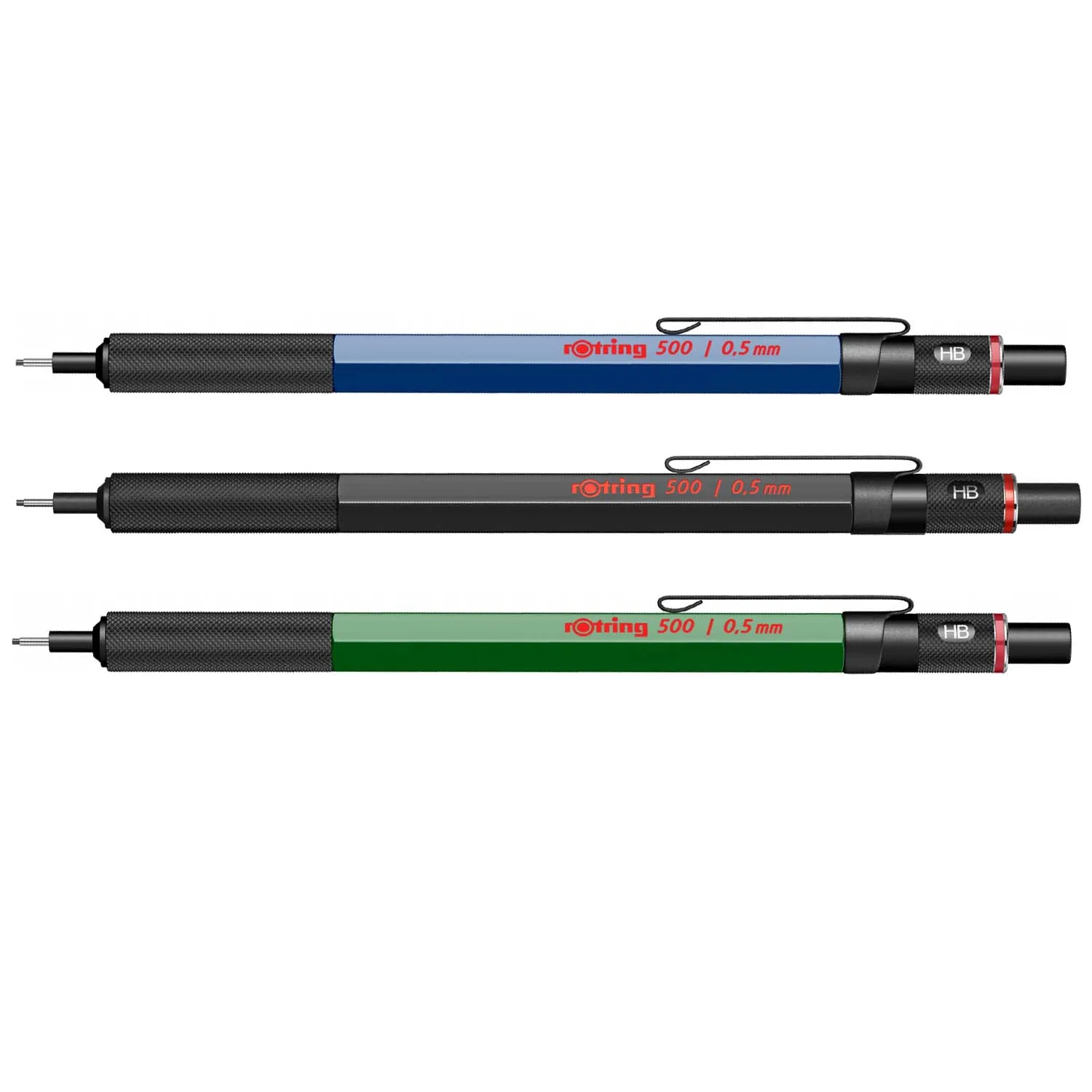 [2164106] Portamina Rotring 500 Punta 0.5mm (Verde)