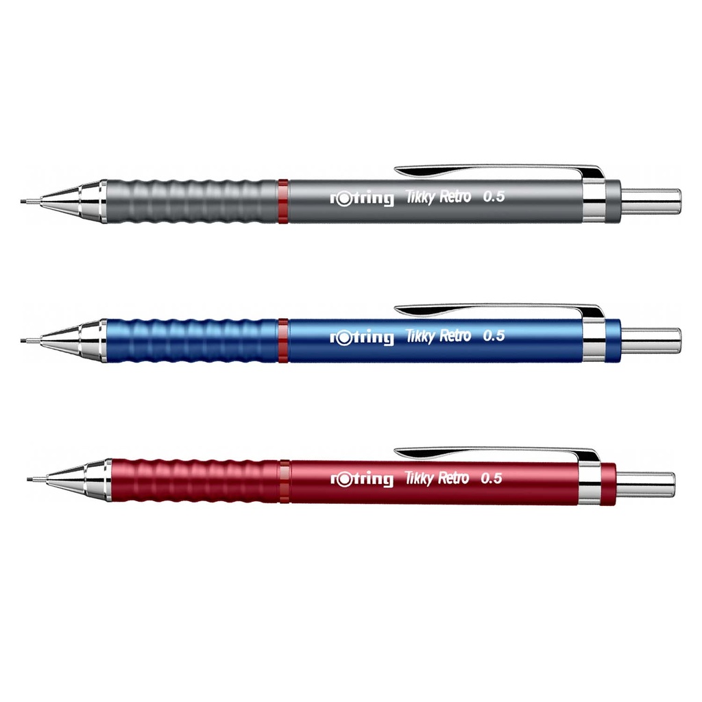 [2202568] Portamina Tikky Retro Rotring 0.5mm (Rojo)