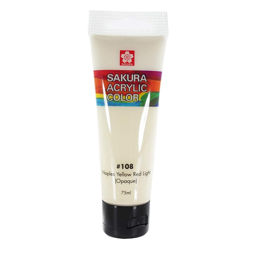 Pintura Acrílica en tubo 75ml Sakura