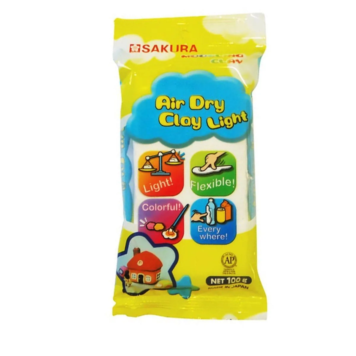 [XKZ11A] Arcilla Ultra Liviana Sakura Secado Al Aire