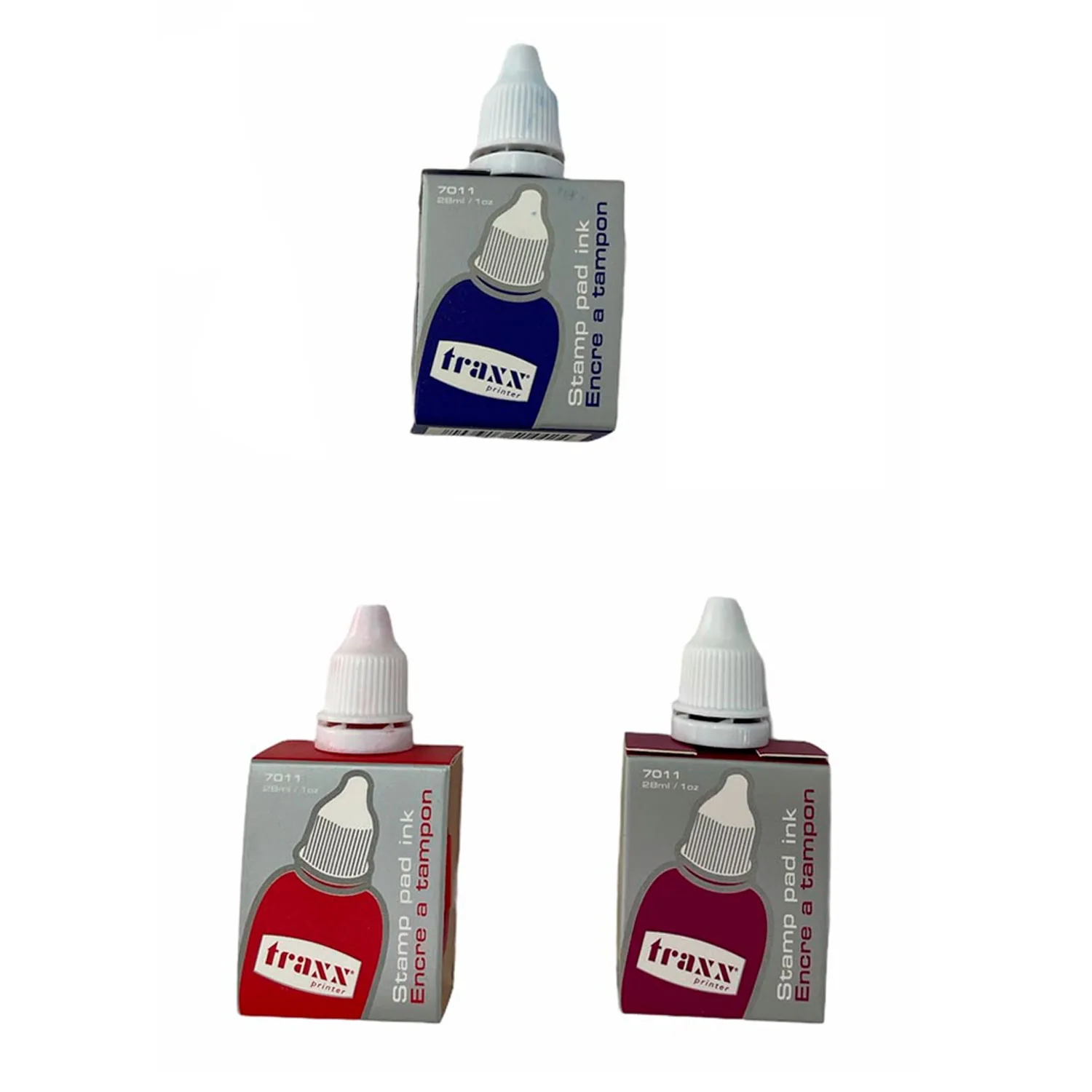 [4417] Tinta Para Timbre de Goma Traxx 28ml (Rojo)