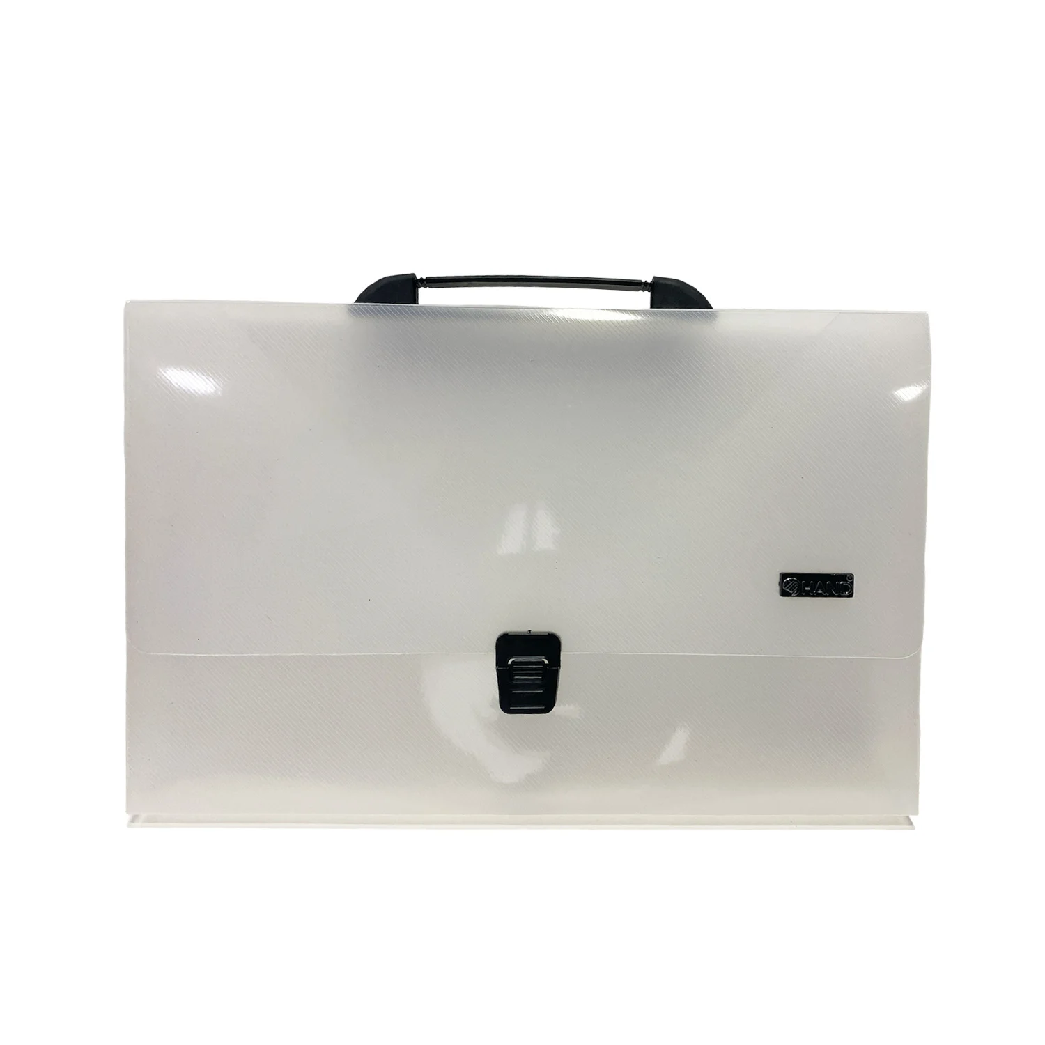 Maletín portafolio vinílico semi-transparente (24x38cm)