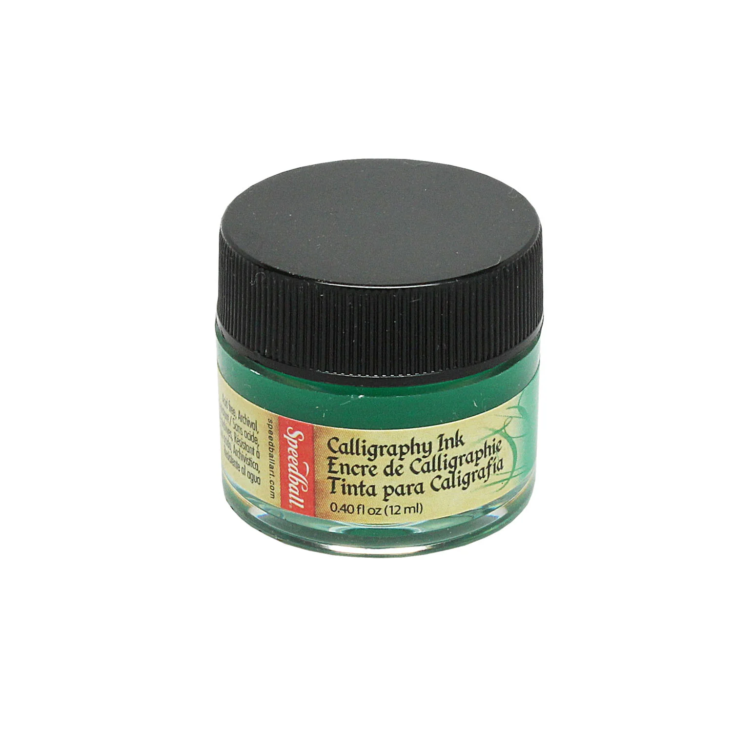 [3103] Tintas Acrílicas para Plumillas - Pinceles o Aerografía 12ml Speedball (Verde Esmeralda)