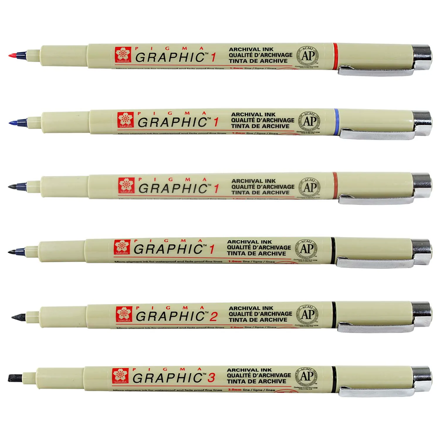 Tiralínea Punta de Fibra Pigma Graphic Sakura 1mm