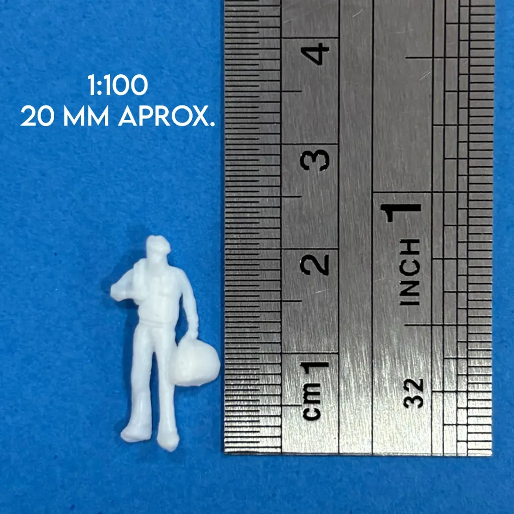 [FIES01100BL] Figura a escala 1:100 Blanco (1 ud)