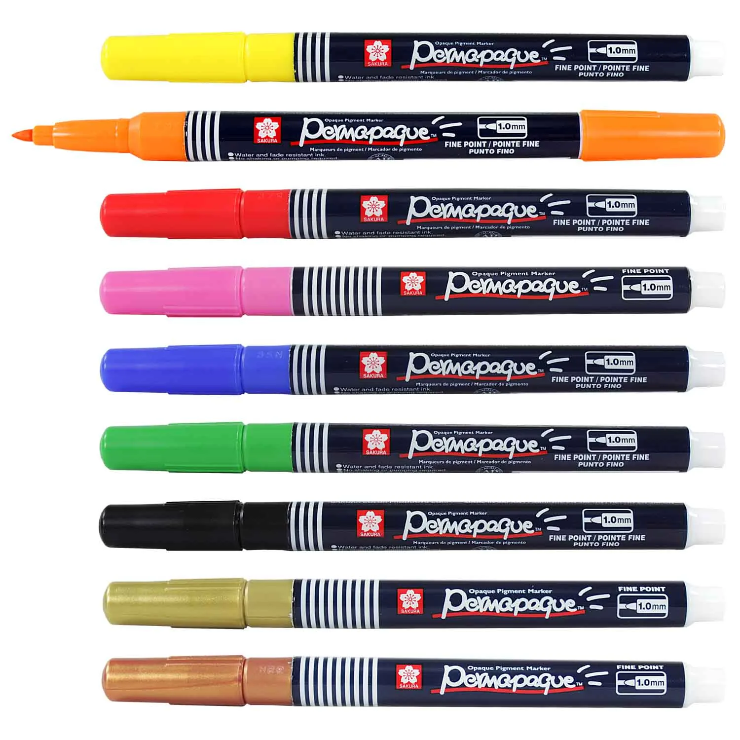 [XZPK-SN#12] Marcador Permapaque Sakura Punta Fina 1mm (Café)