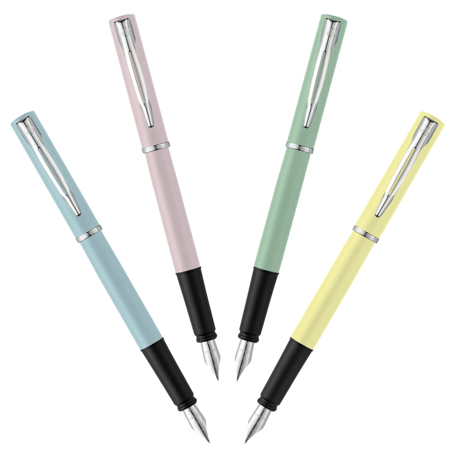 [2105302] Pluma Allure Colores Pastel (F) Tinta Azul Waterman (Verde)