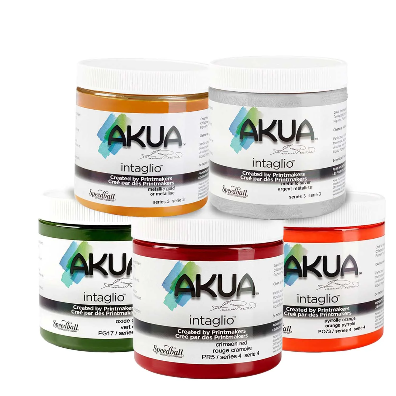 [IICR] Tinta Profesional para Grabado Akua Intaglio ink 236ml (Rojo Carmensi)