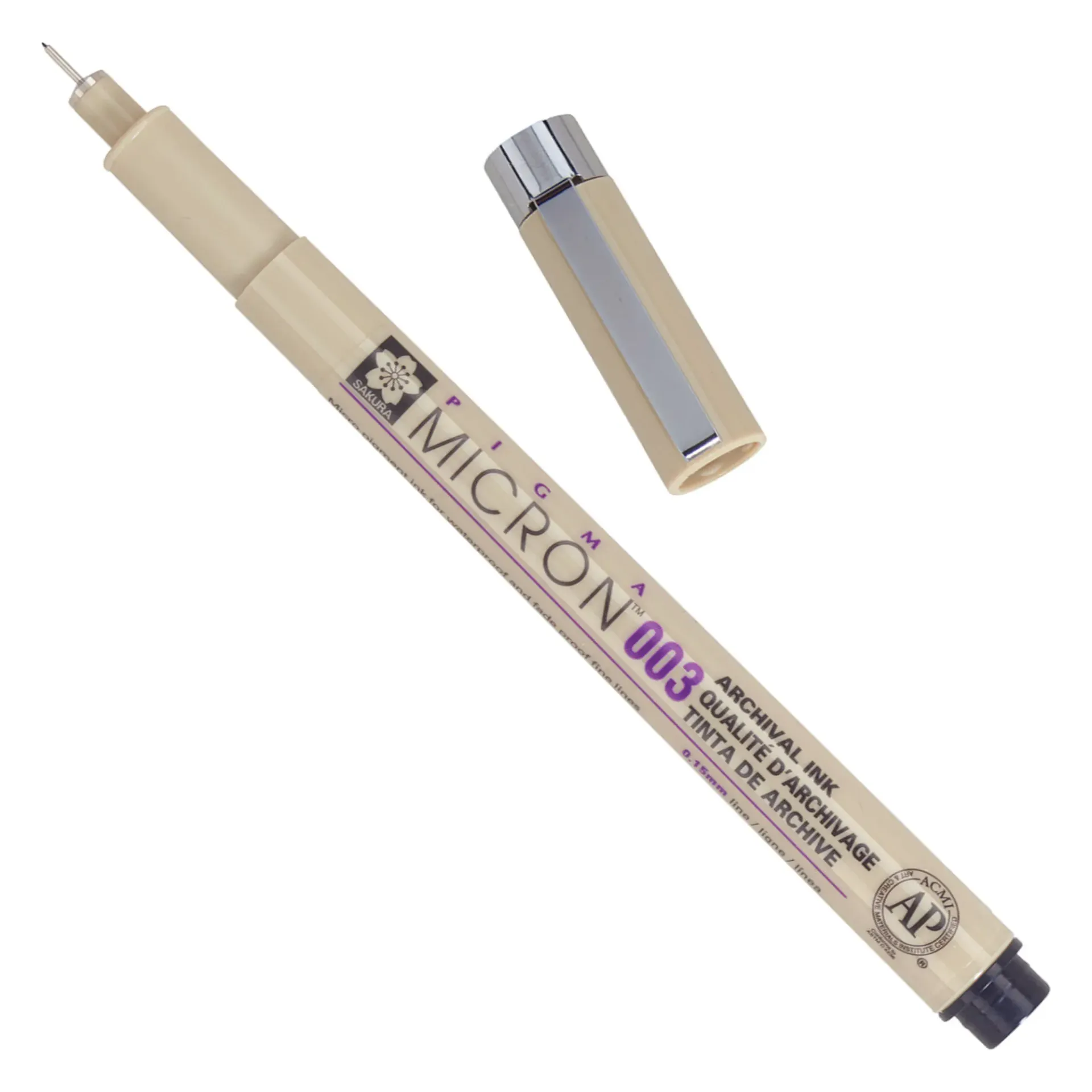 Tiralínea Pigma Micron Sakura 0.03mm Negro