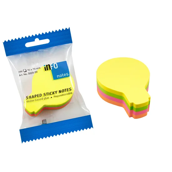 Notas Adhesivas Info 67X68mm 4 Colores Neon (200hj)