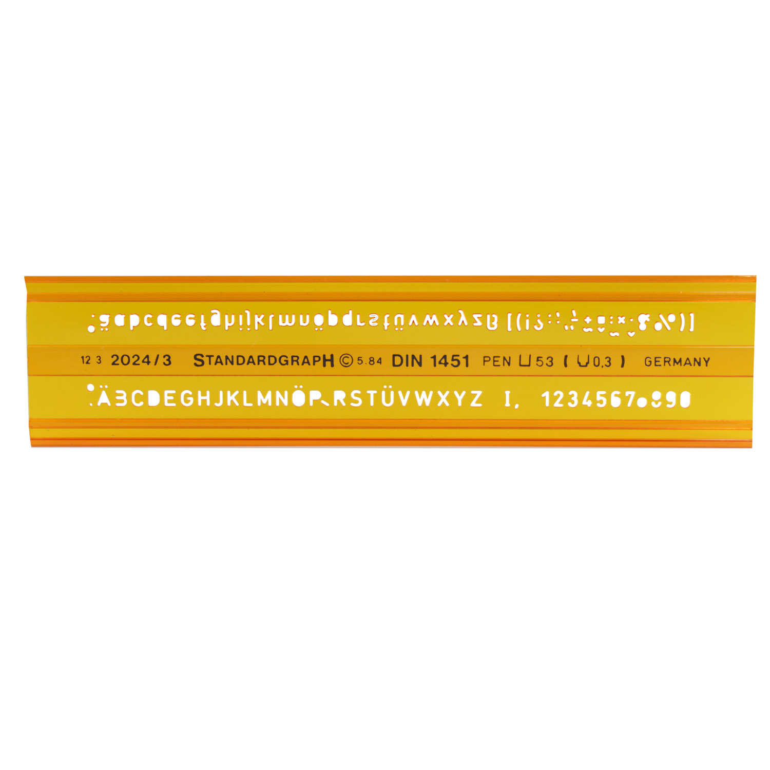 Normógrafo (Plantilla de Letras) Standardgraph