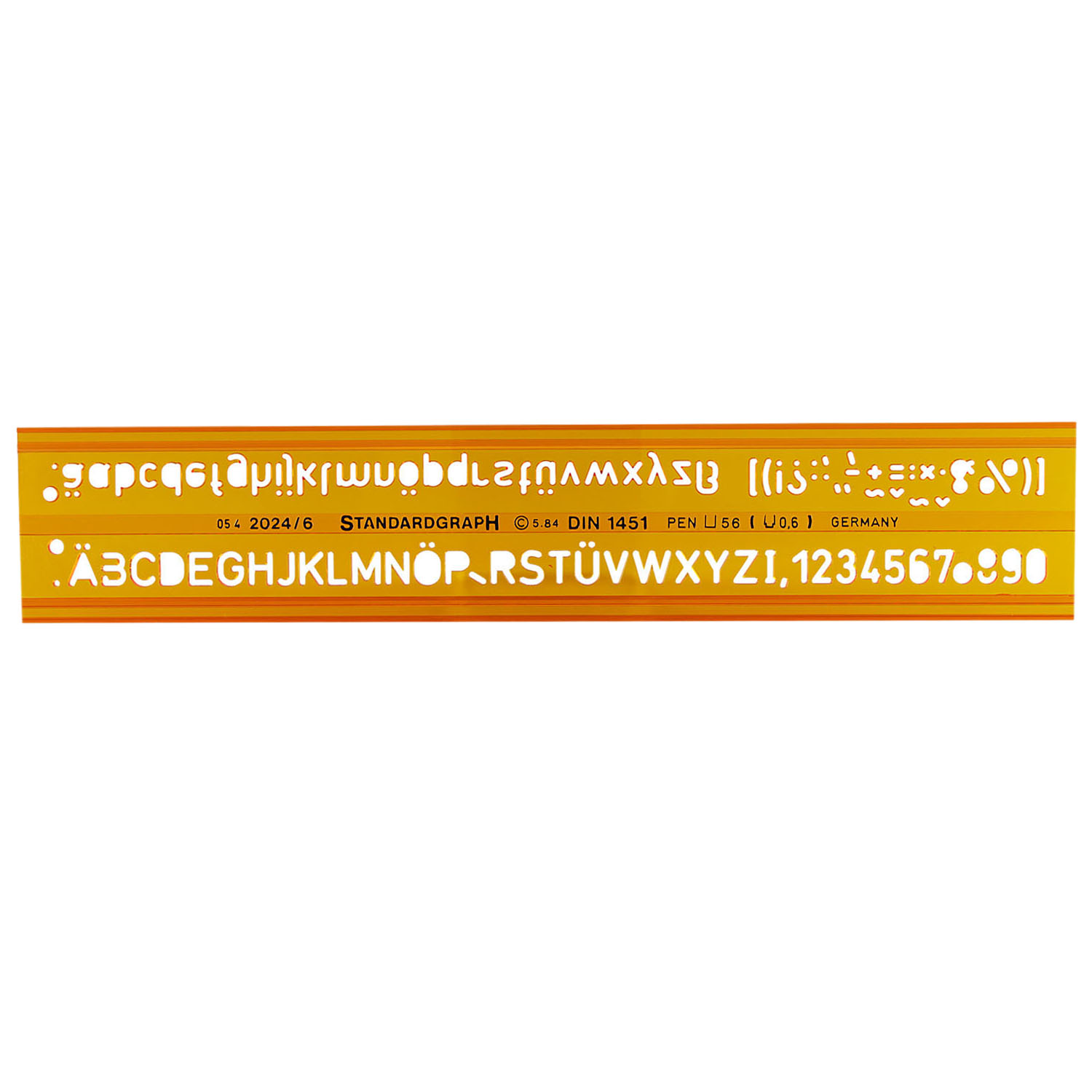 Normógrafo (Plantilla de Letras) Standardgraph