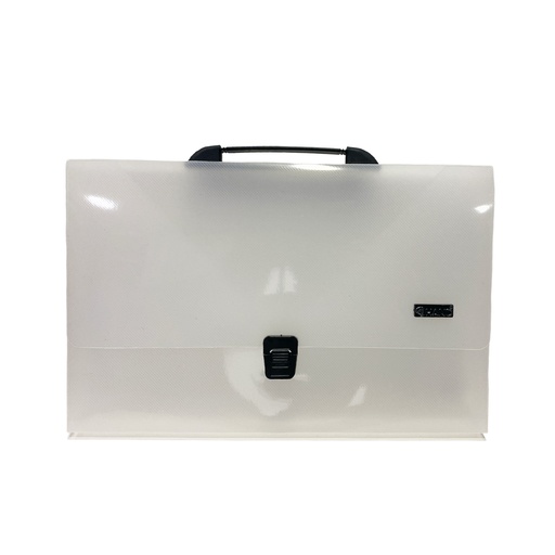 Maletín portafolio vinílico semi-transparente (24x38cm)