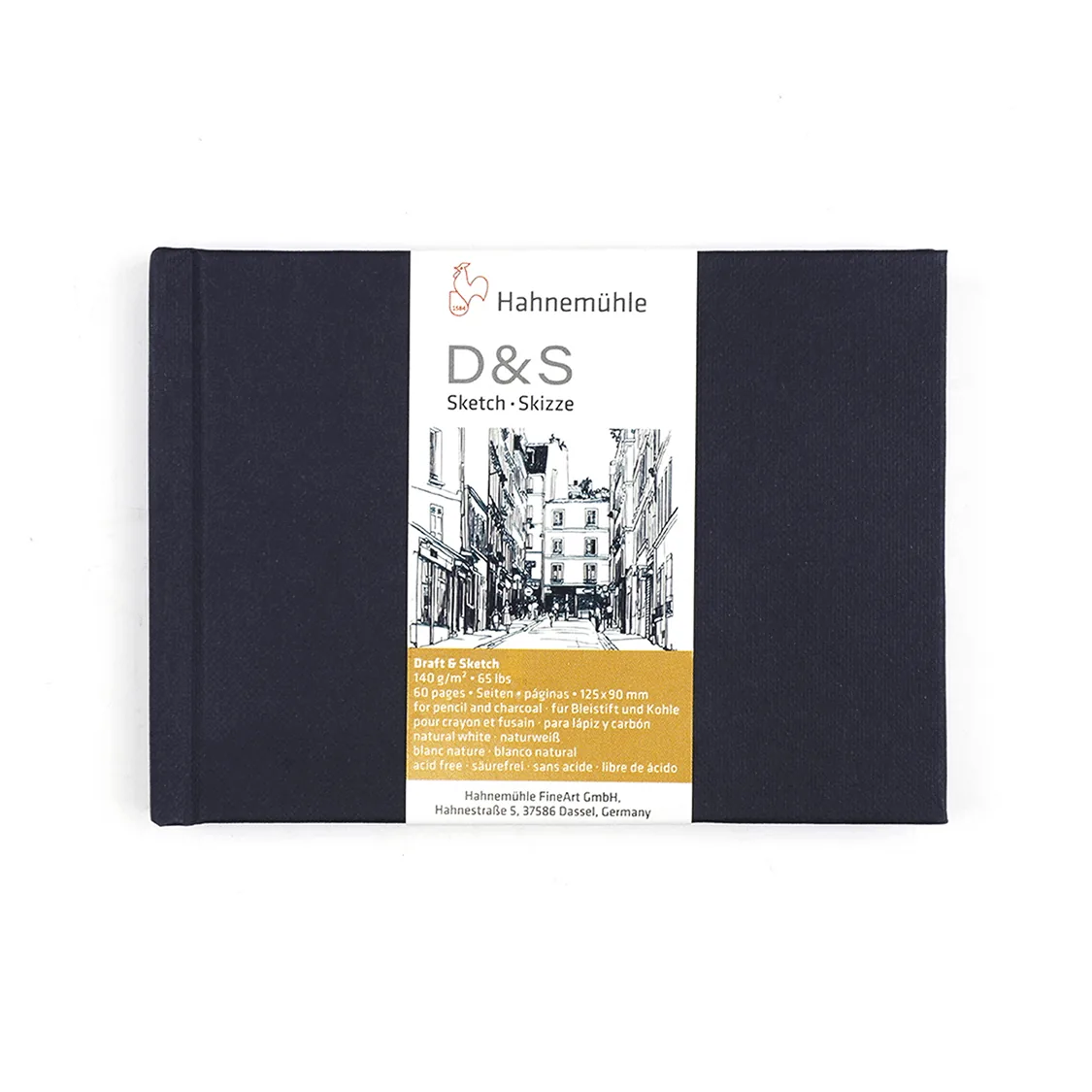 [10628329] Croquera Dibujo Hahnemühle D&S Sketch 12.5x9cm 140gr