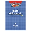 Block de Papel Milimetrado Proarte 22x32cm 50hjs