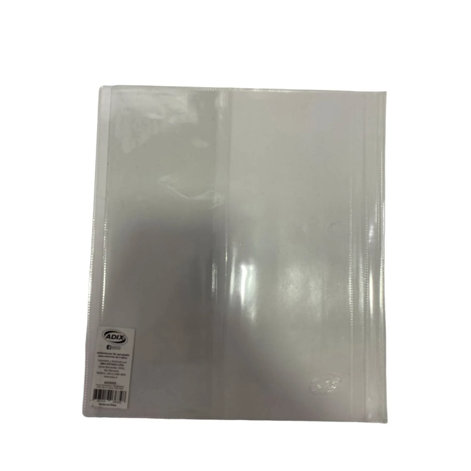 [A513012] Forro Transparente Adix Para Cuaderno 23x26cm