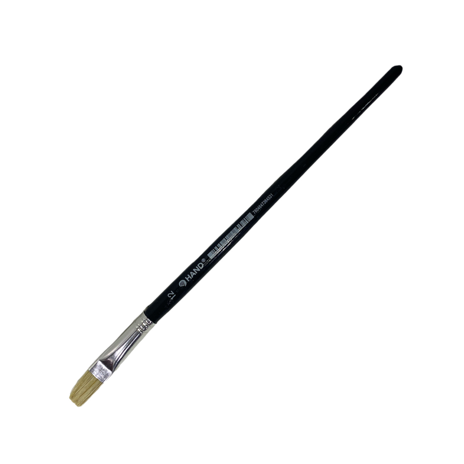 Pincel Plano Hand Pelo De Cerda