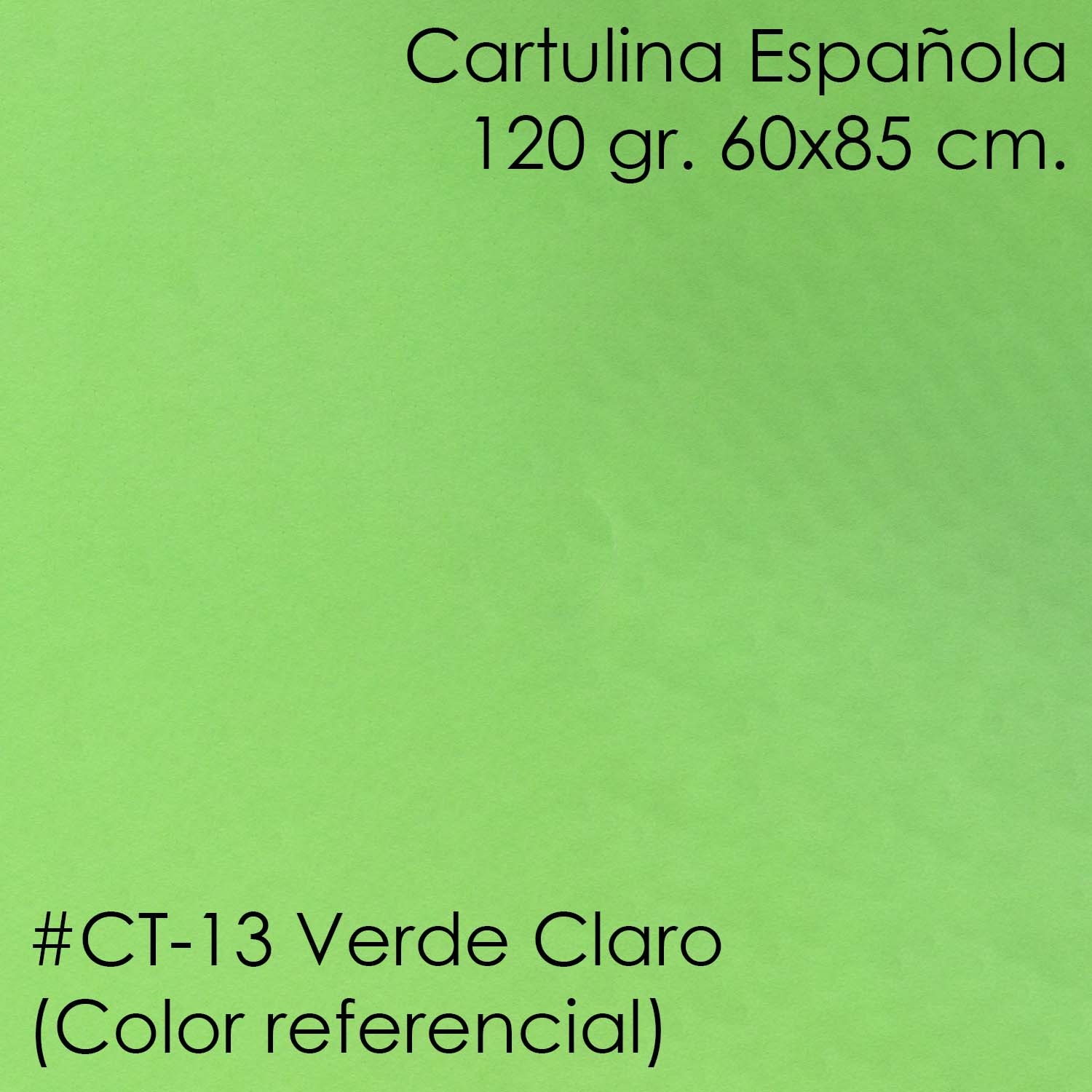 Cartulinas españolas de colores 60x85cm 120gr