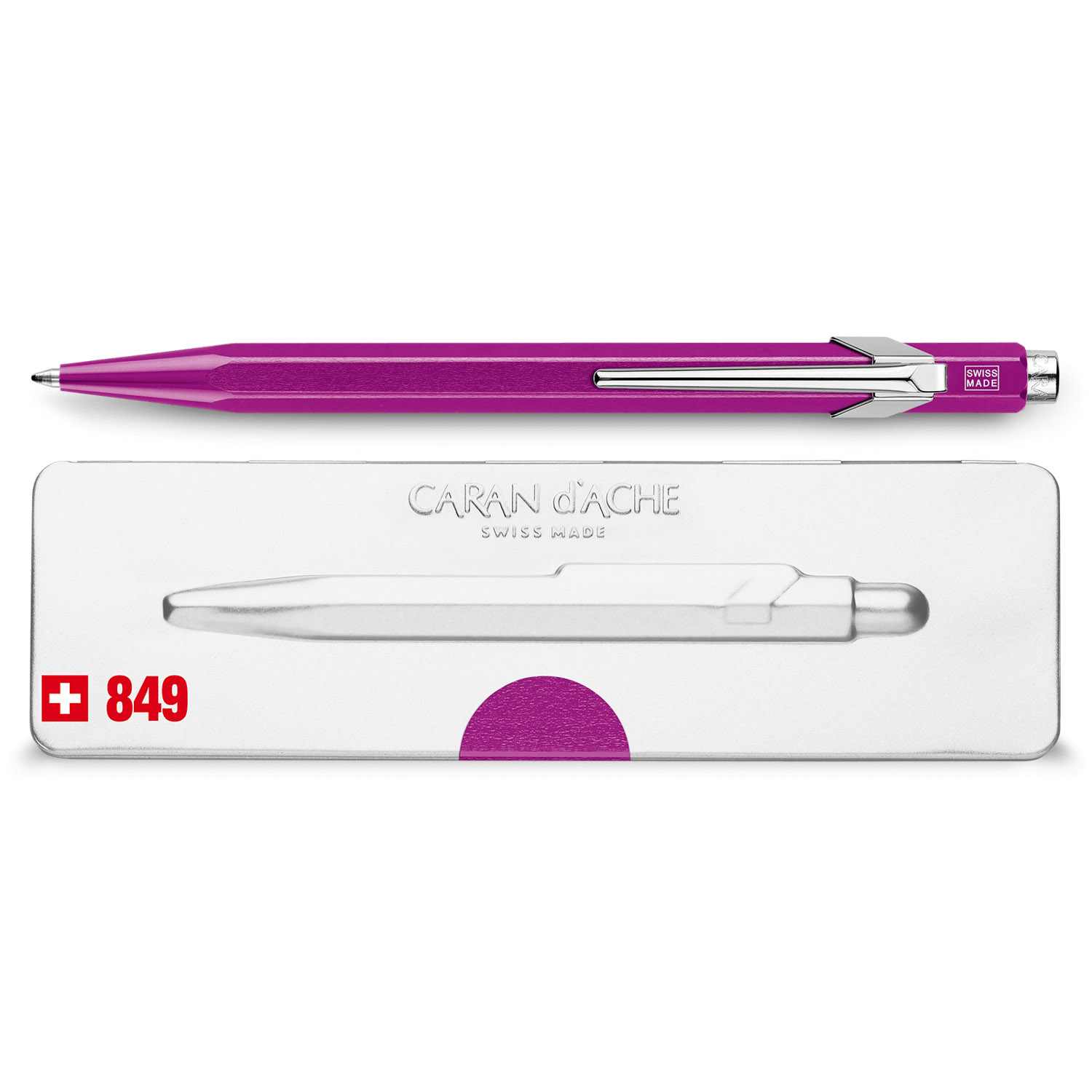 Bolígrafo metálico Caran D'Ache 849