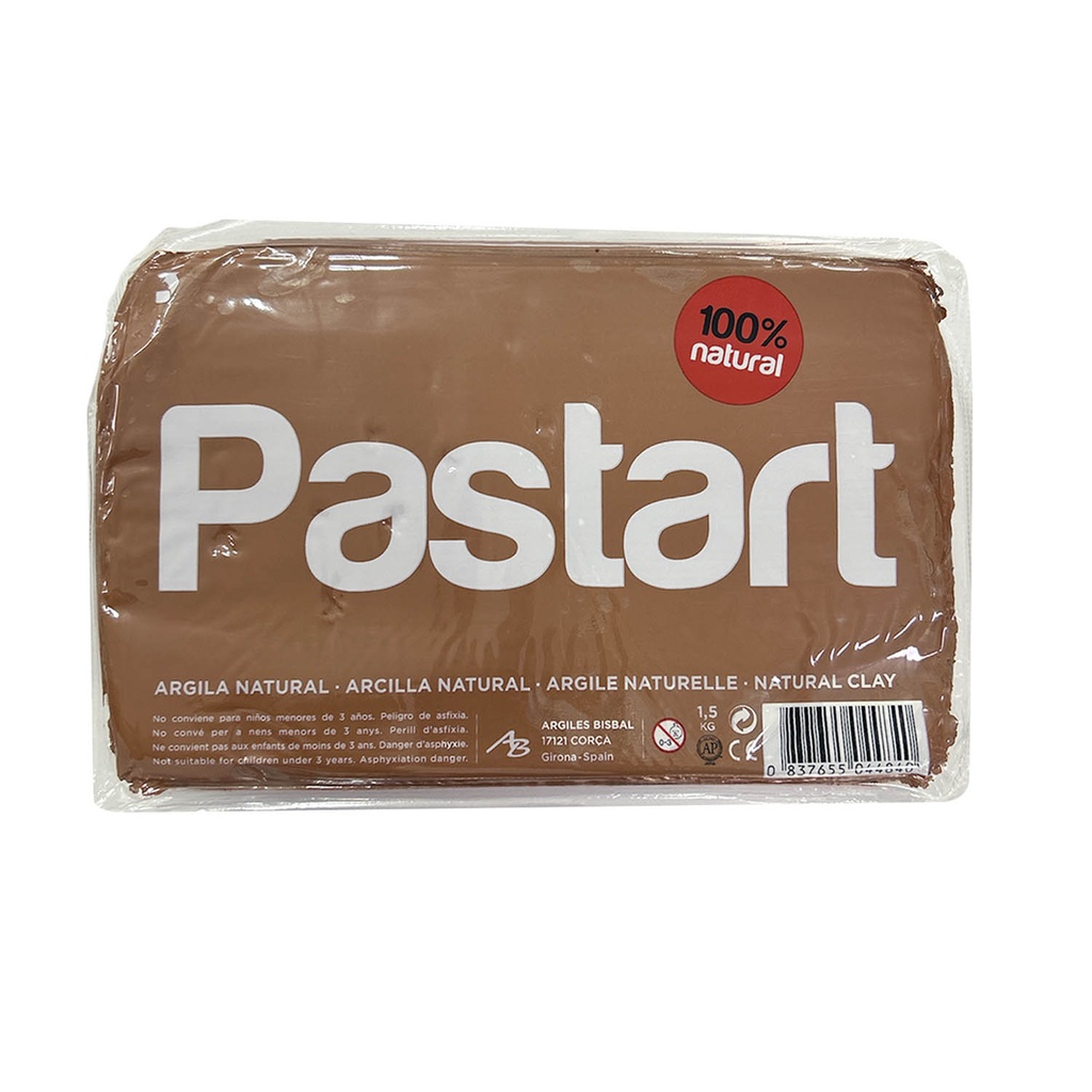 Greda o Arcilla Natural para Modelar Terracota Pastart 1.5Kg
