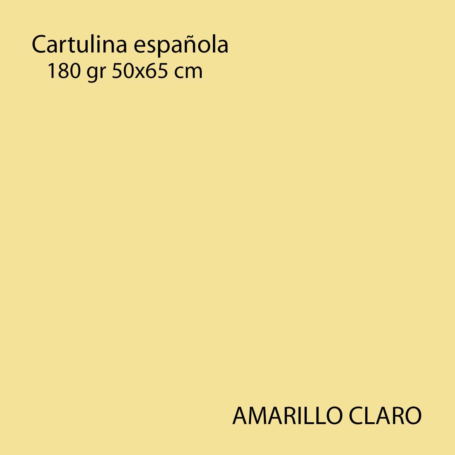 Cartulina Española de Colores 50x65 180gr